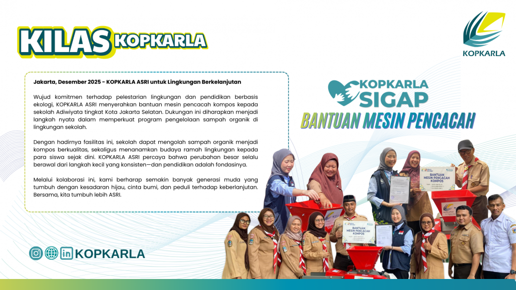 The current image has no alternative text. The file name is: 2.-CSR-KOPKARLA-SIGAP-BANTUAN-MESIN-PENCACAH.png